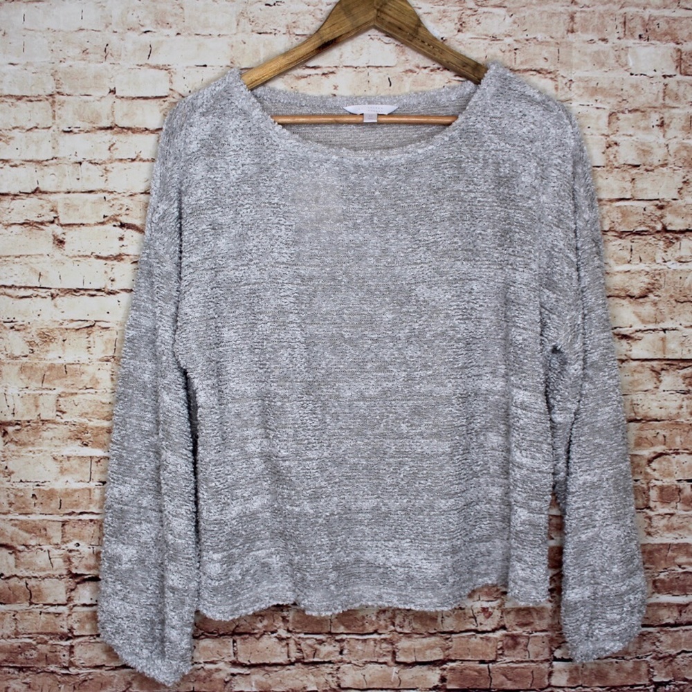 Lauren Conrad | Gray pullover carpet sweater